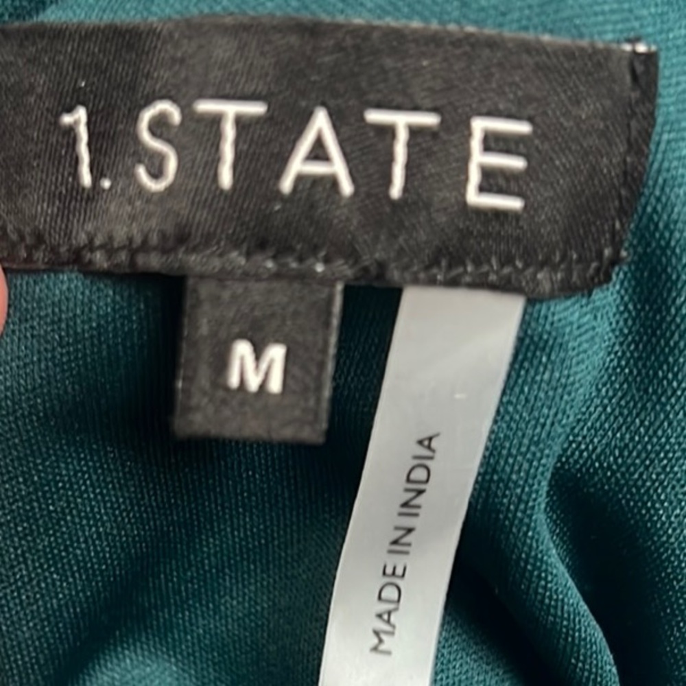 1. State Green Tiered Halter Midi Dress! - Picture 15 of 16